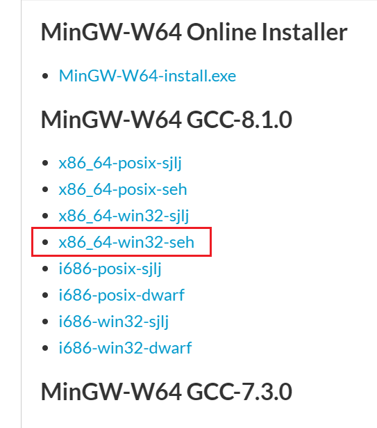 mingw下载